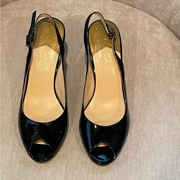 Cole Hahn, black patent leather pumps, size 8, excellent condition - Picture 3 of 3